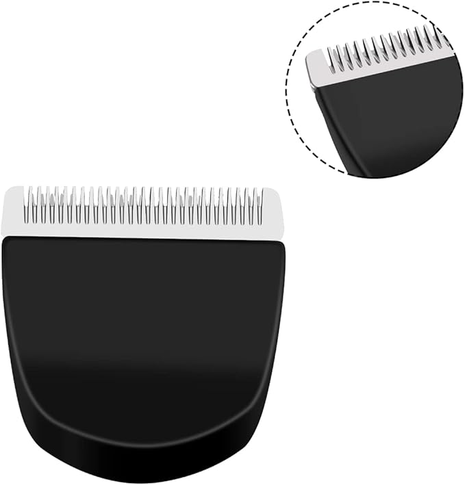 2 Pack Professional Peanut Clipper/Trimmer Snap On Replacement Blades #2068-300 - Compatible with Wahl Peanut Hair Clipper/Trimmer, Black (Black 2 Pcs)