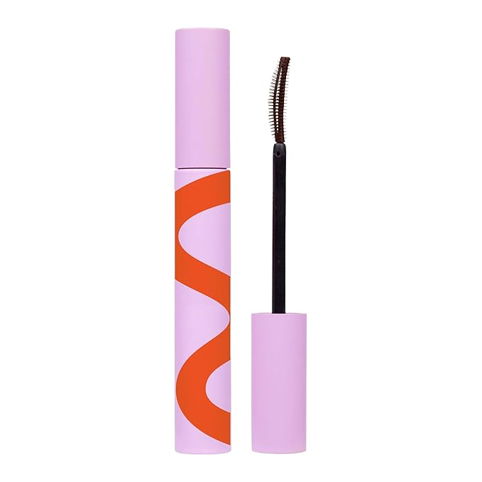 Tower 28 MakeWaves Vegan Brown Mascara - Volumizing & Lengthening Mascara for Sensitive Eyes - With Aquaflex Technology for Humidity-Proof Lift - Hypoallergenic Eye Makeup - Drift (0.29 oz)