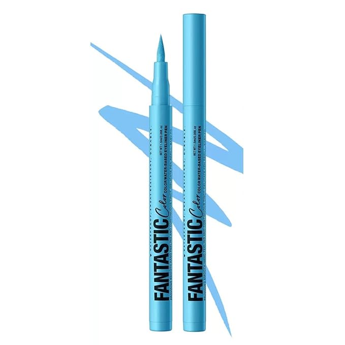 Blue Liquid Eyeliner Light Royal Blue Eyeliner Waterproof Long Lasting Blue Waterline eyeliner Hypoallergenic Smudge proof blue eye liner Pencil (02#)
