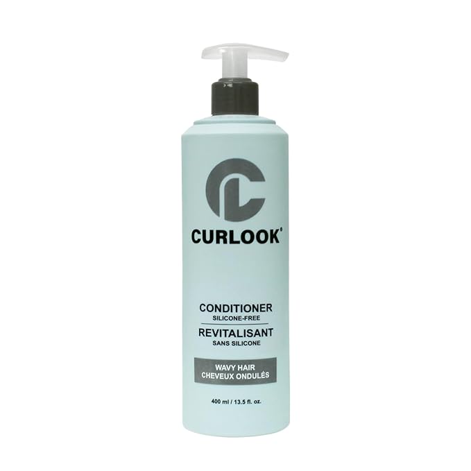 CURLOOK Wavy Hair Conditioner | Silicone-Free - 400ml (13.5 oz) | Provides Softness & Shine to Define Waves | Made in Canada Curly Hair Products