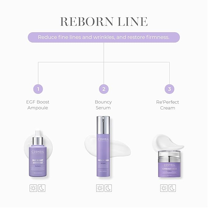 COSHEAL Bouncy Serum 1.69 fl oz, Silk-Finish Anti-Aging Serum with 12 Peptides & 16 Amino Acids, Boosts Elasticity & Hydration, Enhances Radiance, Supports Skin Regeneration, Korean Skin care