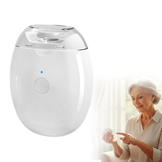 2026 New Universal Automatic Fingernail Grinder, USB Rechargeable Electric Nail Clipper with LED Light and 3 Speeds, 360° Silent Auto Fingernail Cutter and Polishing Trimmer, for Whole Family (1pcs)