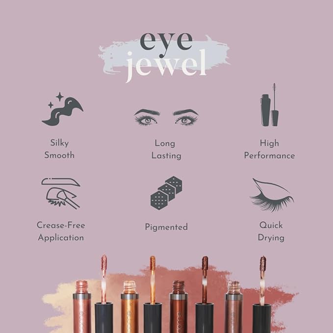 dome BEAUTY Eye Jewels (Rose Gold, 0.15 fl oz)