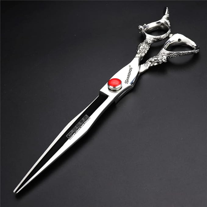 Hairdressing Scissors 6/7/8/9 Professional and Efficient Scissors (8 Inch Flat Scissors)