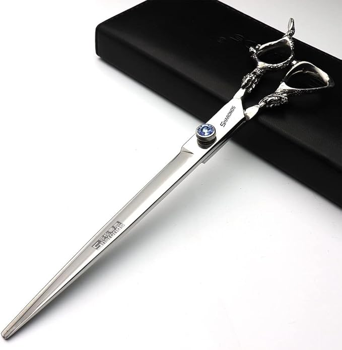 Hairdressing Scissors 6/7/8/9 Professional and Efficient Scissors (9 Inch Flat Scissors)