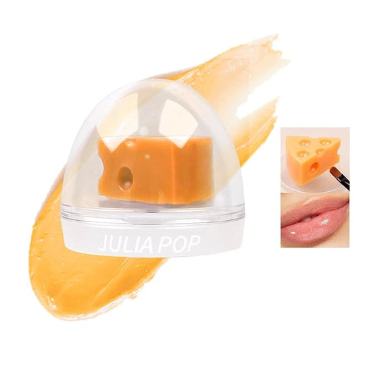 AKARY Cheese Shaped Tinted Lip Balm, 0.28oz