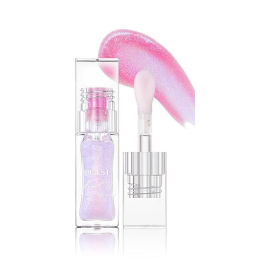 Hydrating Lip Gloss Transparent Lip Care,Magic Color Changing Moisturizing Lip Glow Oil Plumping Glimmer Glow Lipstick, Long Lasting Non-sticky Fresh Texture Lip Oil(Q2394-3#Change Color)