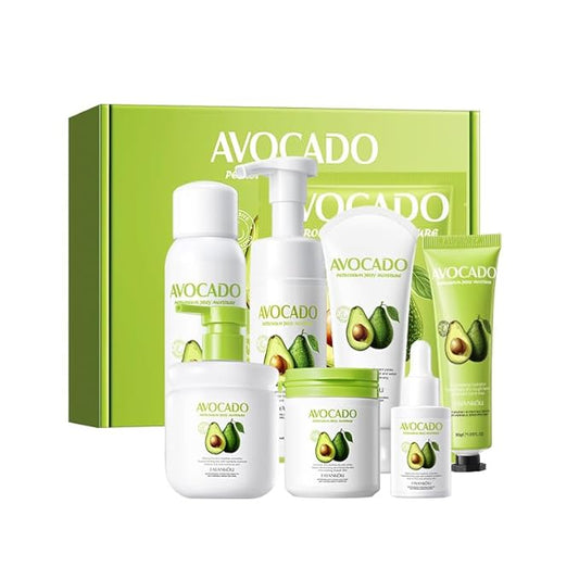 Avocado Facial Skincare Set - Complete Moisturizing