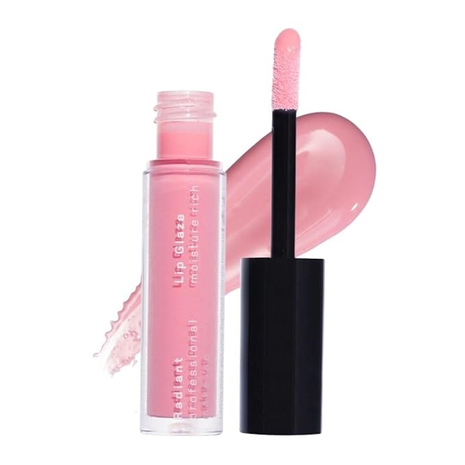 Radiant Professional Lip Glaze (23 Shades) - Ultra-Glossy, Non-Sticky & Long-Lasting Lip Gloss for Women - High Shine Hydration - Vegan & Moisturizing for Soft, Nourished Lips - (09 CANDY PINK)