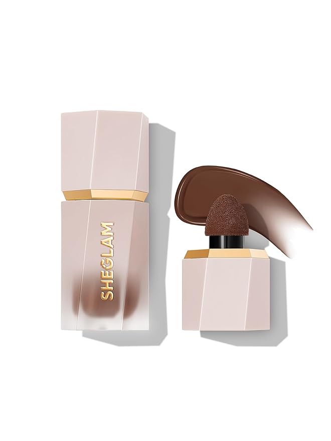 SHEGLAM Sun Sculpt Cool Toned Liquid Contour Stick Long Lasting Cream Bronzer Makeup - Earthy Sepia