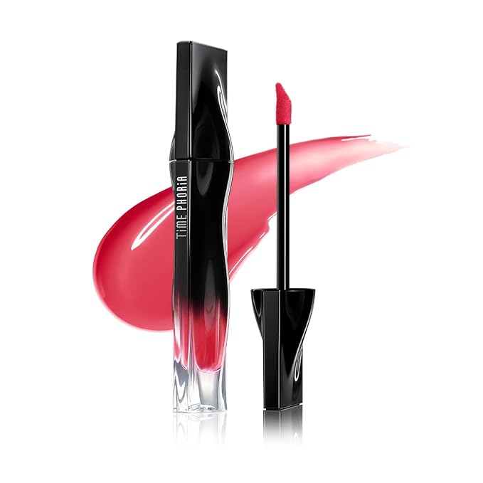 Stellar Dust Lip Stain 14 Entropia, Transfer-Proof & Smudge-Proof Lip Gloss, Coral Pink Tinted Glossy Finish, High-Pigment Vibrant Color, Hydrating Lightweight Long-Lasting Lip Makeup