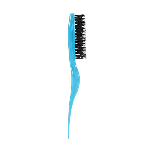 Cricket Amped Up Teasing Hair Brush - Adds Major Volume and Shine, Heat Resistant, Ideal for Slick Back, Updos, and Detangling All Hair Types, with Ergonomic Handle and Sectioning Tip, Aqua