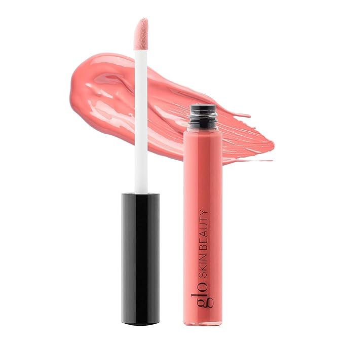 Glo Skin Beauty Lip Gloss (Peony) - Longwearing, High-Shine and Non-Sticky Finish, Add Color and Shine with Lip Nourishing Ingredients