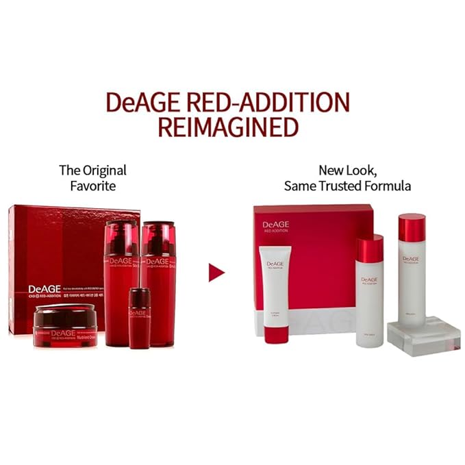 CHARMZONE DeAge Red Addition Korean Skincare Set of 3 – Anti-Aging Red Wine Face Care with Toning Water, Emulsion & Cream – Hydrating, Nourishing, Gift-Ready (10.98 fl. oz)