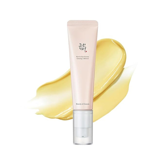 Beauty of Joseon Revive Eye Serum with Retinal Niacinamide Correction for Puffy Eye Bags Fine Lines Dark Circles Wrinkles, Korean Skin Care 30ml, 1 fl.oz