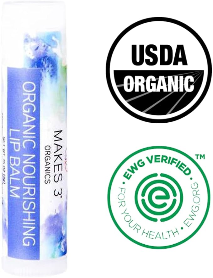 Lip Balm - Organic Natural USDA California