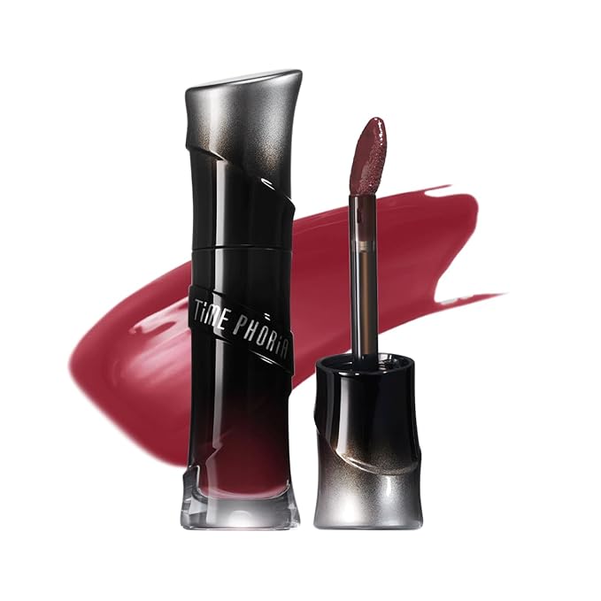Lunara Frost 3D Lip Gloss, 011 Odyssey - Wine Red, High-Shine Glossy Finish, Juicy Pigment Lip Gloss with 3D Plumping Effect, 24H Hydration with Hyaluronic Acid, Non-Sticky Cushiony Gel