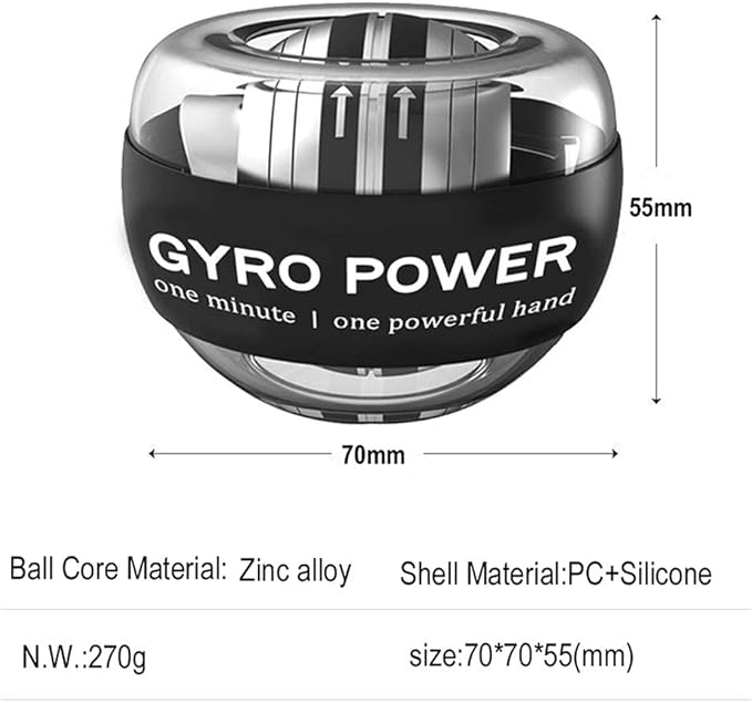 Auto Start Wrist Gyro Ball