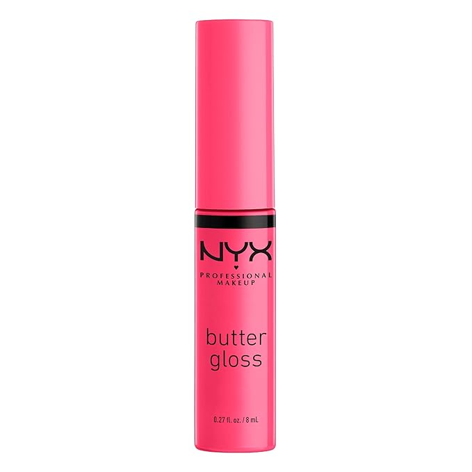 NYX PROFESSIONAL MAKEUP Butter Gloss, Non-Sticky Lip Gloss - Peaches & Cream (Pink Coral)