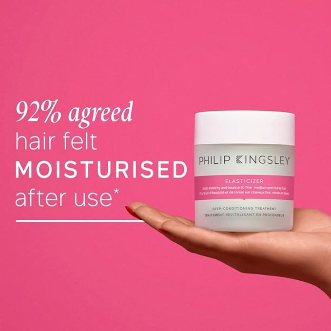 PHILIP KINGSLEY Elasticizer Deep Conditioning Treatment Hair Care Kit - Repair Hair Mask, Booster, Leave-In Conditioner Spray and Styling Cream, Adds Bounce and Shine, for Dry Damaged Hair