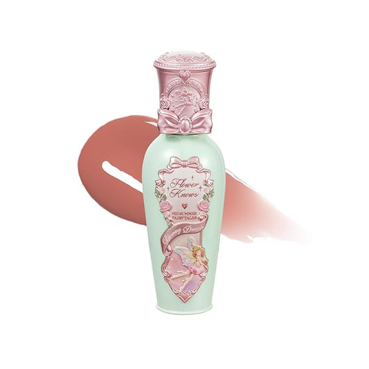 Flower Knows Midsummer Fairytales Lip Gloss-Glowy Moisturizing Coating Lip Lacquer-Hydrating Tinted Lip Oil for Girls&Women-Vegan & Cruelty Free-0.17Fl Oz(G08 Mystery Island)