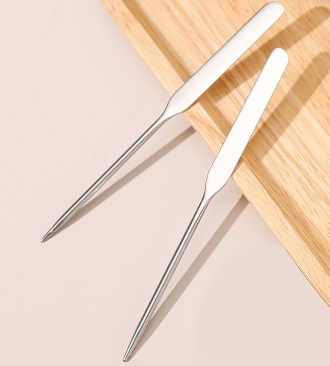 5 Pieces Stainless Steel Makeup Spatula Foundation Mixing