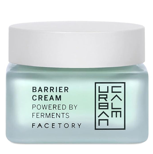 FACETORY Urban Calm Barrier Cream Hydrating Face Moisturizer with Hyaluronic Acid & Fermented Honeybush, Daily Moisturizer Face Cream for Aging, Dry Skin & Sensitive Skin 1.69 Fl Oz