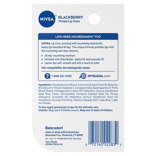Nivea Lip Balm Hydrating, 0.17 Oz, Balms