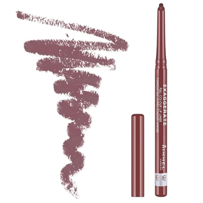 Rimmel Exaggerate Lip Liner Addiction, 0.008 Ounce, Pack Exaggerate