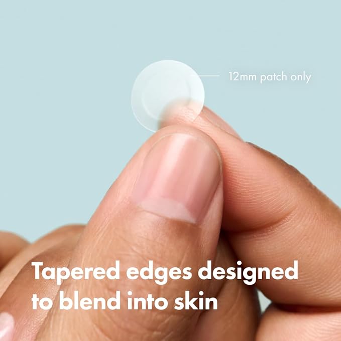 Mighty Patch™ Invisible+ Patch – The Barely-There Daytime Hydrocolloid Acne Pimple Patch for Covering Zits and Blemishes, Tapered Edges Designed to Blend Into Skin (72ct) (Pack of 2)