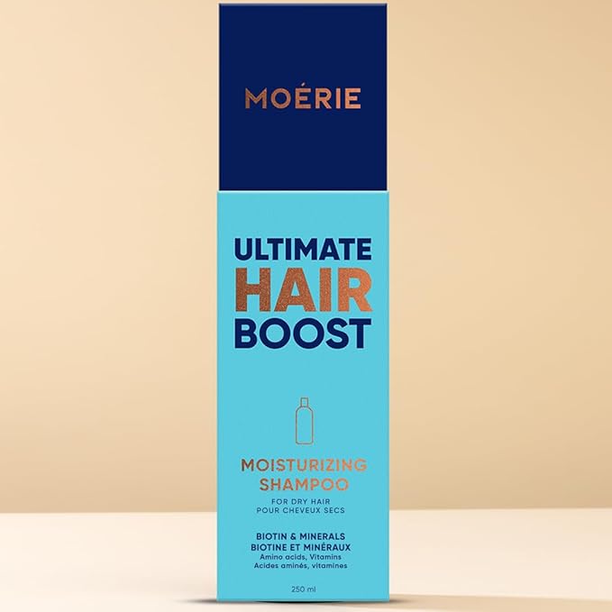Moerie Ultimate Hair Growth Shampoo – For Longer, Thicker, Fuller Hair - Vegan Friendly Volumizing Hair Products – Paraben & Silicone Free – All Hair Types – Reverse Hair Loss – Moisturizing