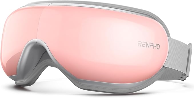 RENPHO Eyeris 1 Eye Massager with Heat, Birthday Valentines Day Gifts for Women Men Mom Dad Her Him, Eye Mask for Migraine, Smart Sleep Mask for Dry Eyes Relax, Reduce Strain
