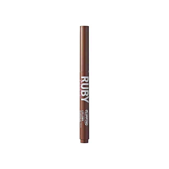 Ruby Kisses Plumping Effect Lip Liner, Semi Matte, Smudge Proof, High Pigment, Medium to Full Coverage Makeup, Precise Tip, Bold Color Lip Plumper