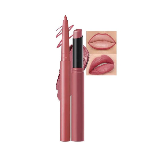 Red Lip Liner Lipstick for Women, Lip Kit With Lip Liner Pencil Lip Stick Set, Waterproof Long Lasting Lipliner Lipstick, Transferproof Lip pencil Lip Crayon 07#