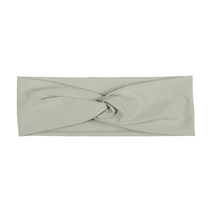 Goody Sport Lycra Head Wrap - 1Ct, Green, Quick-Dry Headbands for Women & Men, Versatile Hair Accessories with Sport-Level Grip, All Hair Types