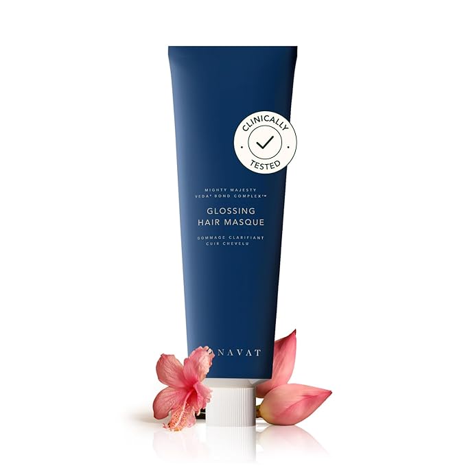 RANAVAT Glossing Hair Mask - Damaged Hair Repair & Conditioning Hair Mask with Hyaluronic Acid + Moringa Seed Oil to Mend Breakage & Split Ends - Vegan & Cruelty-Free Hair Care (5 oz)