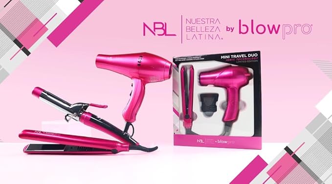 blowpro NBL Ionic 1" Styling Iron, 6-Preset Temperature Settings, Auto-Shutoff, Heats up in 30-Seconds, with a Temperature Memory Lock, You'll Never Choose Another Iron Again!