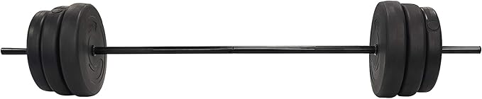 BalanceFrom 100-Pound Barbell Set Includes the Bar and Clips