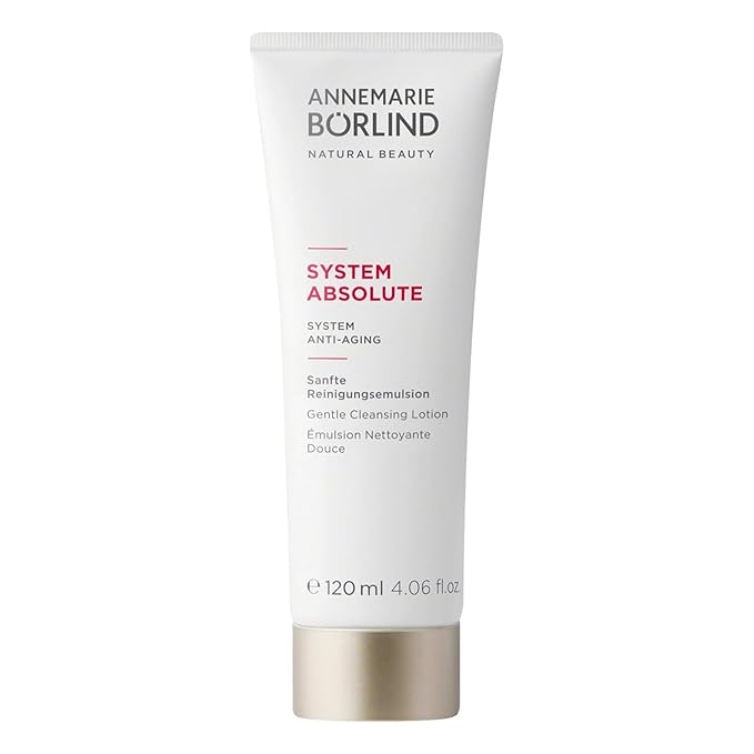ANNEMARIE BÖRLIND - SYSTEM ABSOLUTE Gentle Cleansing Lotion - Vitamin A + C + E Natural Vegan Face Cleanser - Removes Impurities and Makeup with Mild Tensides - 4.06 Fl. Oz.
