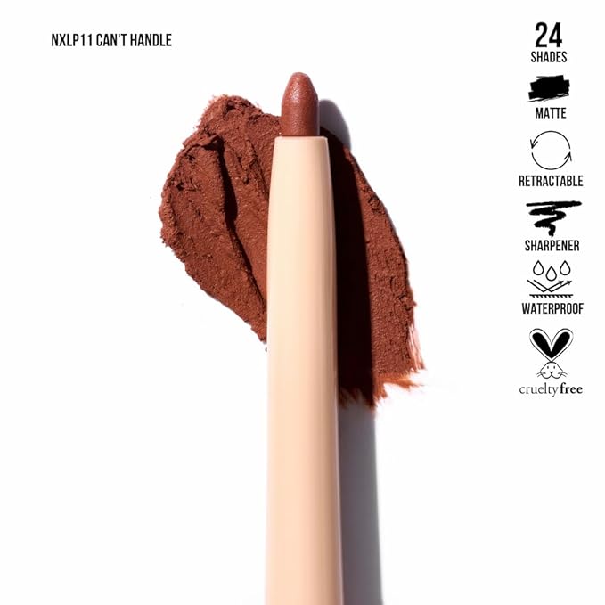 Retractable Waterproof Lip Liner with Built-in Sharpener by Beauty Creations NUDEX Collection (Can't Handle 11)