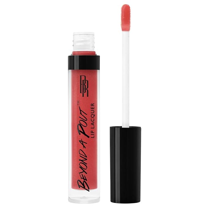 Black Radiance Beyond A Pout Lip Lacquer Lip Gloss, Hot Sauce (Pack of 2)