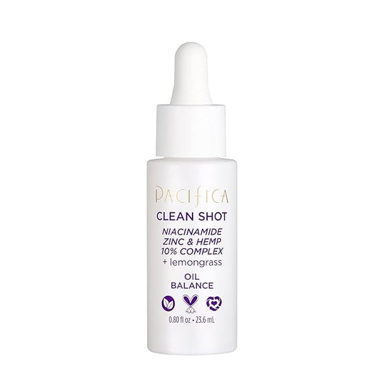 Pacifica Clean Shot Niacinamide Zinc and Hemp 10 0.8 oz
