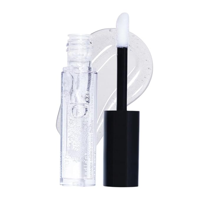 Radiant Professional Lip Glaze (15 Shades) - Ultra-Glossy, Non-Sticky & Long-Lasting Lip Gloss for Women - High Shine Hydration - Vegan & Moisturizing for Soft, Nourished Lips - (01 - CLEAR)