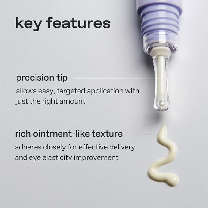 glow apple retinol eye cream | wrinkle‑improvement | rich ointment‑type with 0.1% pure retinol & 4th‑gen hpr | deep‑firming | antioxidant‑rich formula for revitalised radiance | 0.5 fl oz