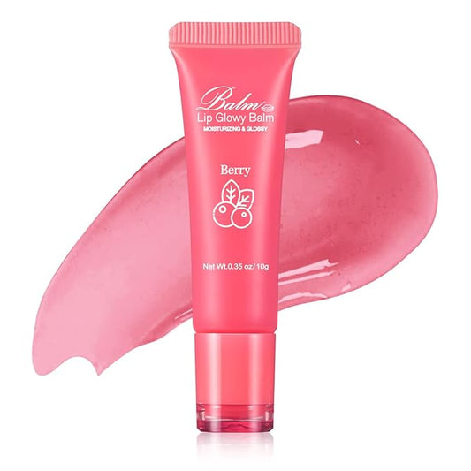 GECOMO Lip Glowy Balm, Moisturizing Lip 0.35oz