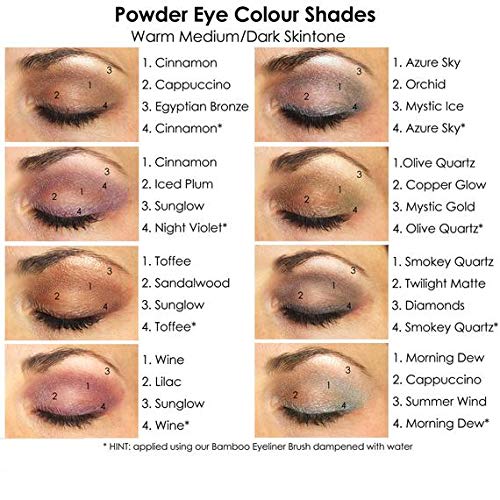 Lauren Brooke Cosmetiques Natural Powder Eye Color, Organic Eyeshadow Makeup (Tanzi (Matte))
