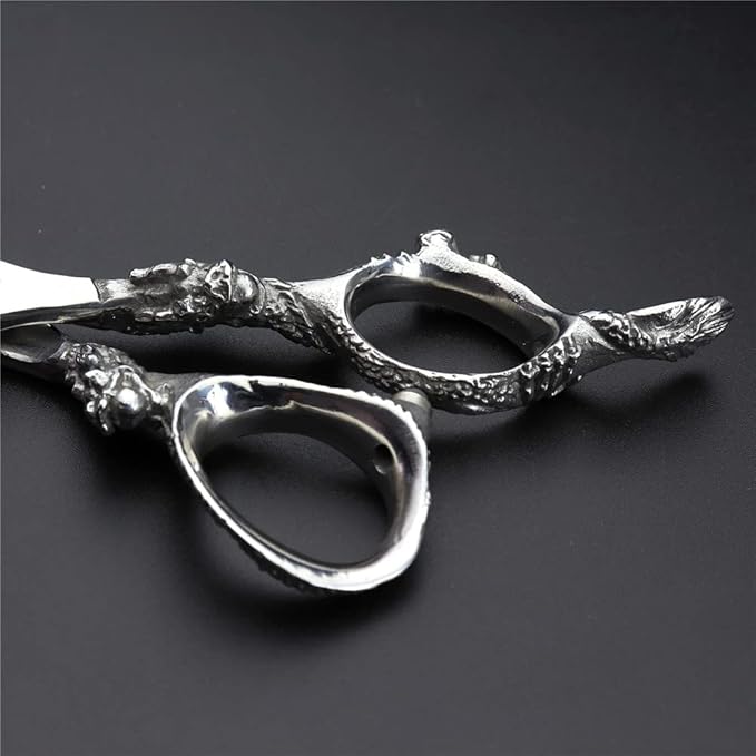 Hairdressing Scissors 6/7/8/9 Professional and Efficient Scissors (8 Inch Flat Scissors)