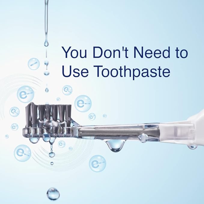 Soladey SoladeyRhythm2, Ionic Power Electric Toothbrush, Solar Panels and TiO2 Semiconductor (Ice Blue), Ready to use Ionic Toothbrush