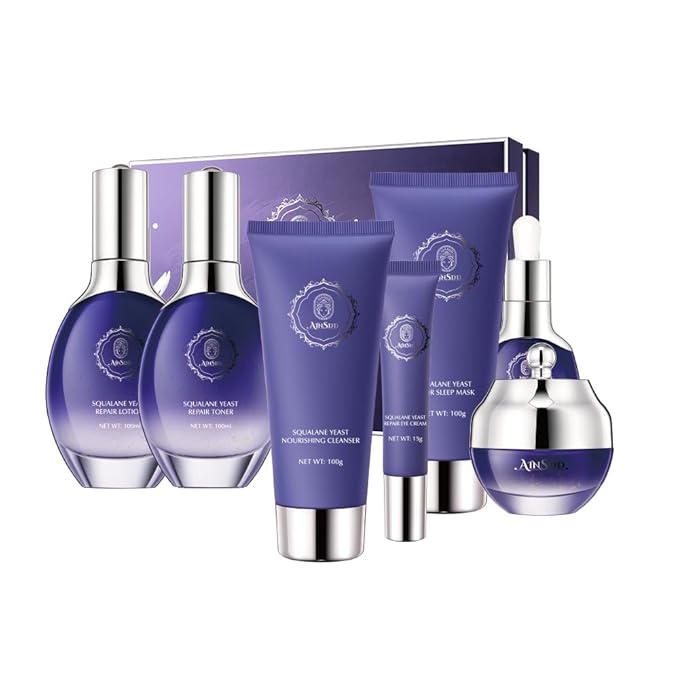 7 Piece Skincare Set Full-size skin Moisturizing