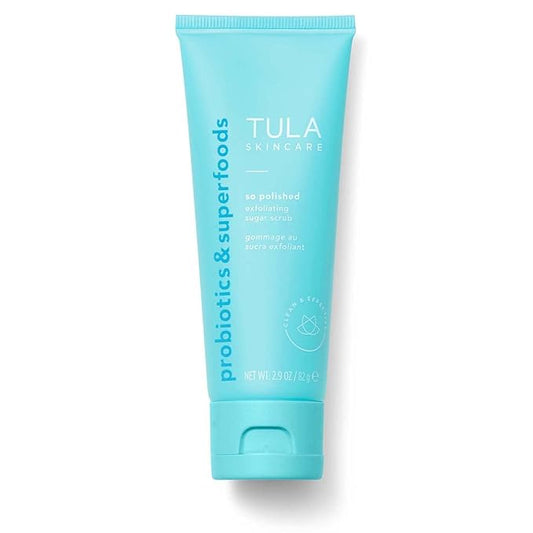TULA Skin Care So Polished Exfoliating Sugar Scrub Face 9 oz